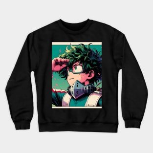 Anime Wonderland: Whimsical Art Prints Featuring Manga-Inspired Designs for Otaku Bliss! Crewneck Sweatshirt